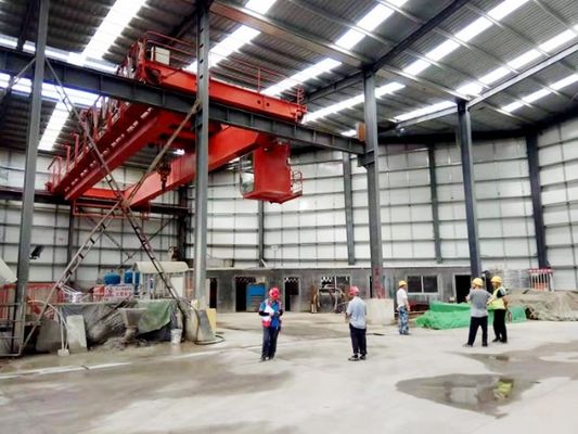 48M Span Prefab Steel Workshop Customizable Metal Prefab Workshop