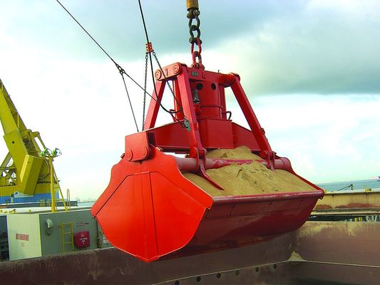 Remote Controlled Grab Bucket Crane 1000kg 500ton Crane With Grab