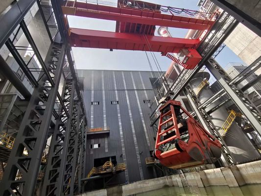 1 Ton - 500 Ton Grab Overhead Crane Grab Bucket Eot Crane For Warehouse Workshop