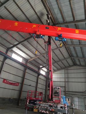 Loading Unloading Single Beam Crane 10Ton 15Ton Single Girder Bridge Crane