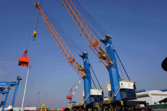 50m Lifting Portal Harbor Crane 20 Ton 60 Ton 80 Ton Harbour Portal Crane