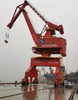 Container Terminal Crane Portal Harbor Crane With Air Operation