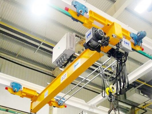 Customized 3 Ton Overhead Crane Remote Operation Eot Overhead Crane