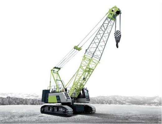 Remote Commercial Truck Mounted Crane With Hydraulic Boom Green