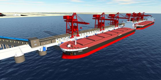 Port Dock Cargo Grab Ship Unloader Crane For Container Handling