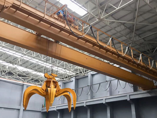 1 Ton - 500 Ton Grab Overhead Crane Grab Bucket Eot Crane For Warehouse Workshop