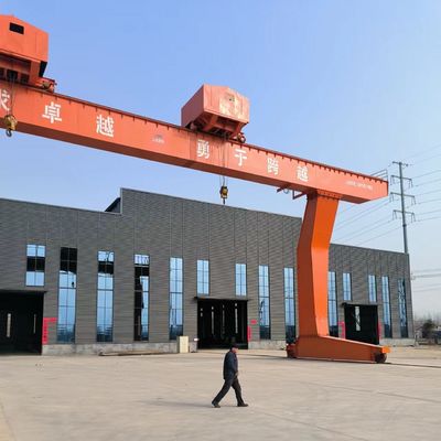 10T 15T 20T Gantry Crane On Rails 0-50m Rail Mounted Gantry Crane